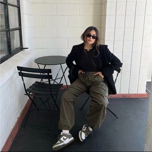 Stylish Olive Green Women's Pants